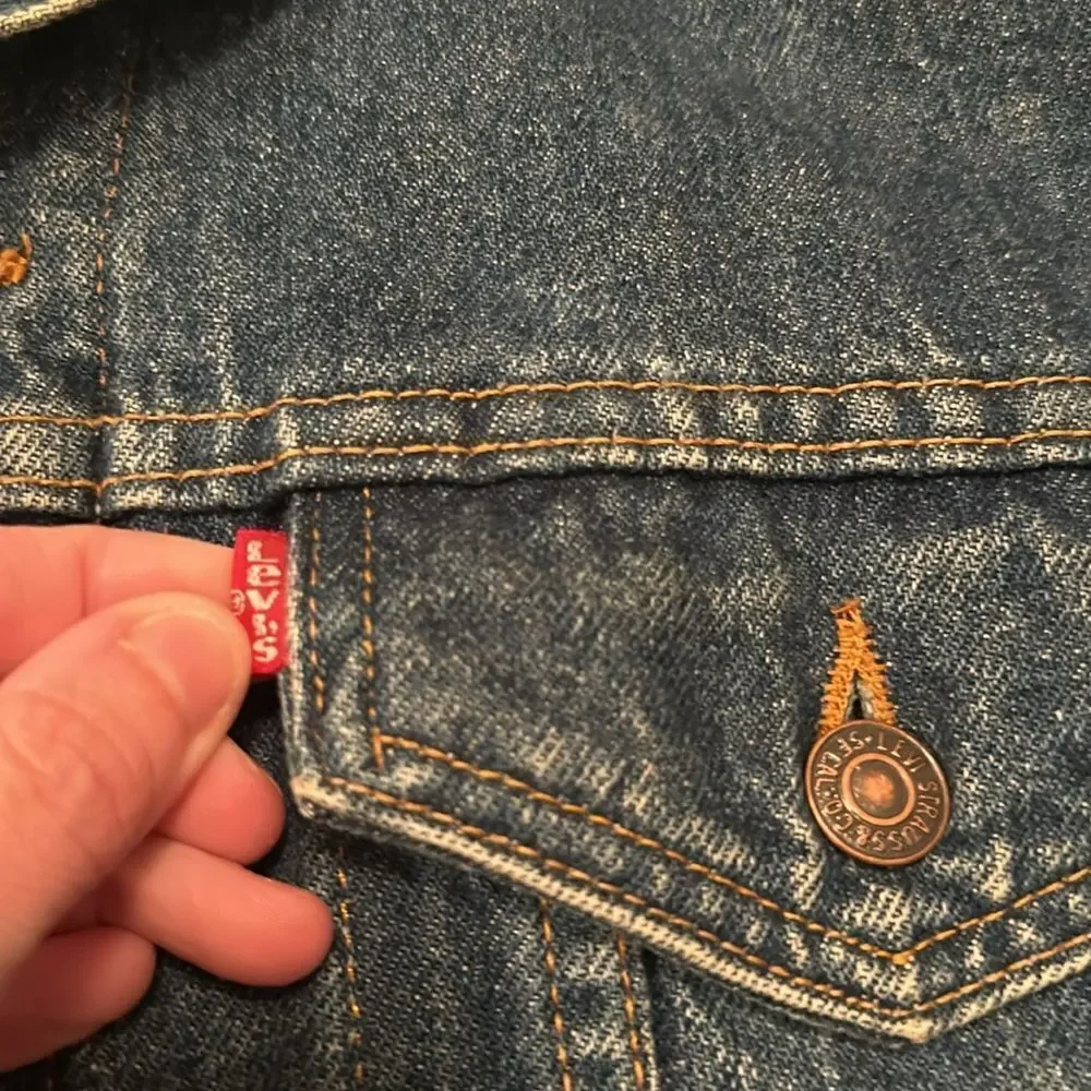Levi's Vintage Denim Jean Coat 70506 0216 Size 42